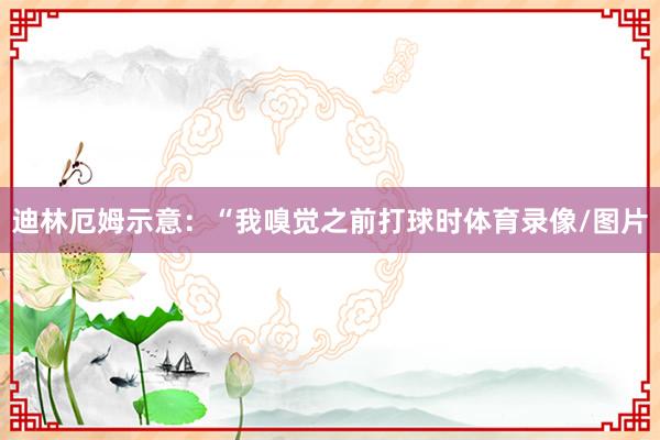 迪林厄姆示意：“我嗅觉之前打球时体育录像/图片