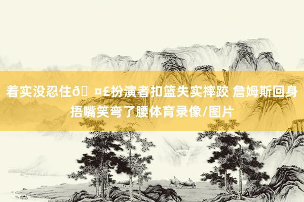 着实没忍住🤣扮演者扣篮失实摔跤 詹姆斯回身捂嘴笑弯了腰体育录像/图片