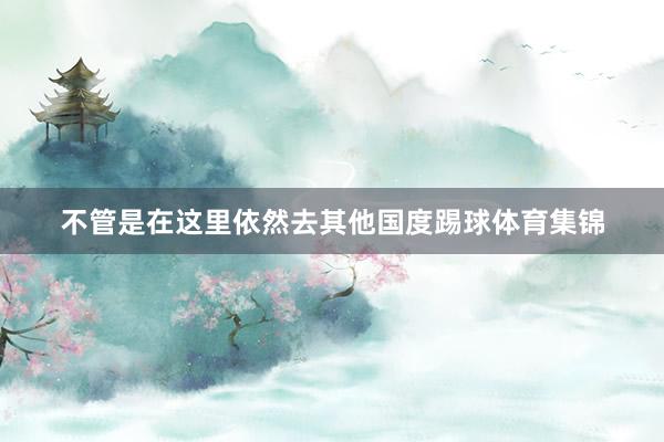 不管是在这里依然去其他国度踢球体育集锦