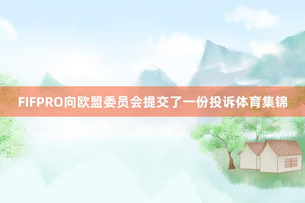 FIFPRO向欧盟委员会提交了一份投诉体育集锦