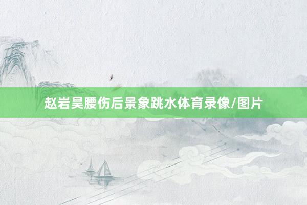 赵岩昊腰伤后景象跳水体育录像/图片