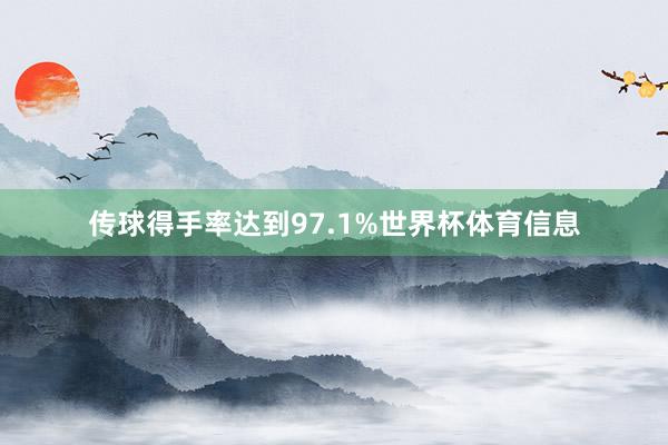传球得手率达到97.1%世界杯体育信息