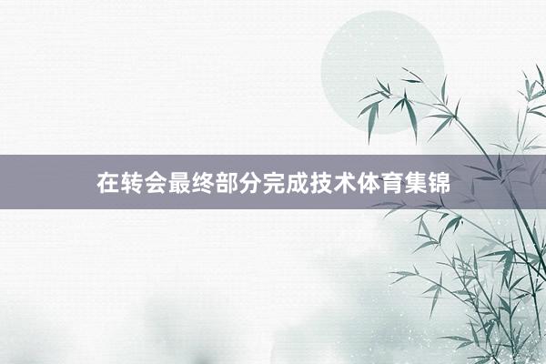 在转会最终部分完成技术体育集锦