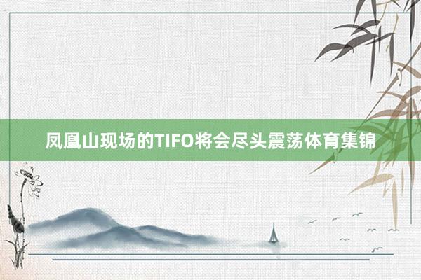凤凰山现场的TIFO将会尽头震荡体育集锦