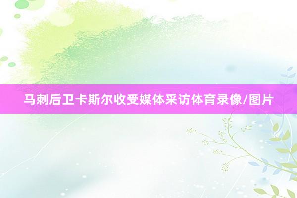 马刺后卫卡斯尔收受媒体采访体育录像/图片