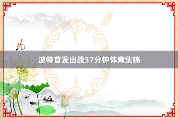 波特首发出战37分钟体育集锦
