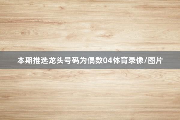 本期推选龙头号码为偶数04体育录像/图片
