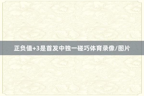 正负值+3是首发中独一碰巧体育录像/图片