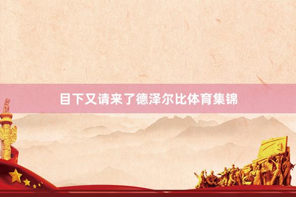 目下又请来了德泽尔比体育集锦